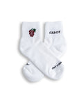 Chaussettes montantes Cabot Bordeaux
