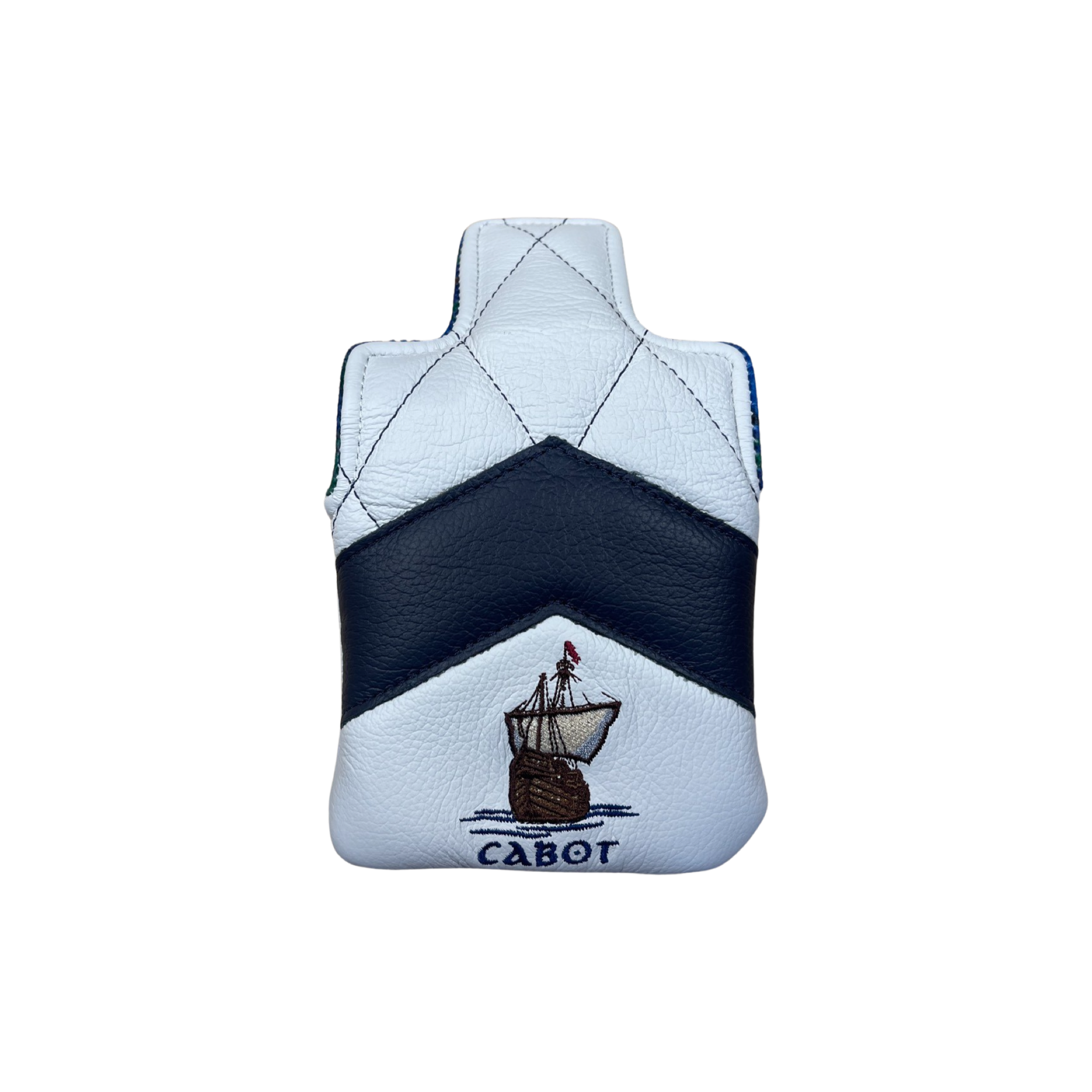 Dormie Cabot Links Double Stitch with Chevron Mallet Putter Cover