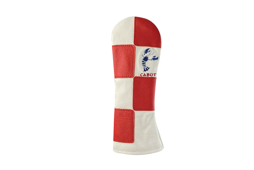 Dormie Cabot Cliffs Checkered Red & White Headcovers