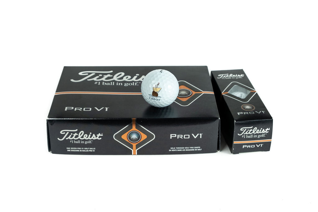 Titleist ProV1 Cabot Logo Golf Balls