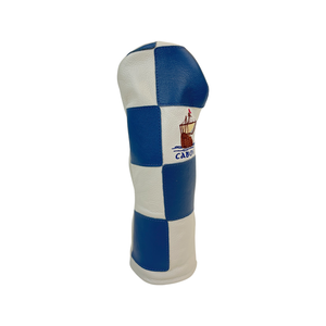 Dormie Cabot Links Checkered Blue & White Headcovers