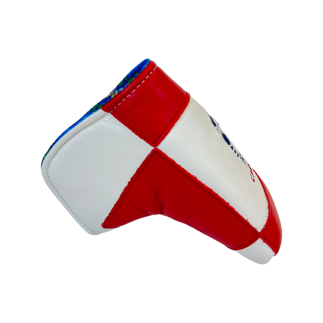 Dormie Cabot Cliffs Checkered Red & White Putter Cover