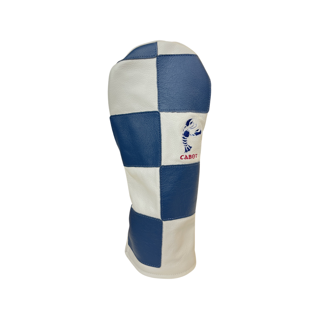 Dormie Cabot Cliffs Checkered Blue & White Headcovers