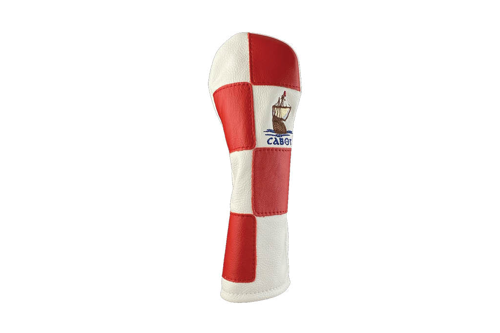 Dormie Cabot Links Checkered Red & White Headcovers